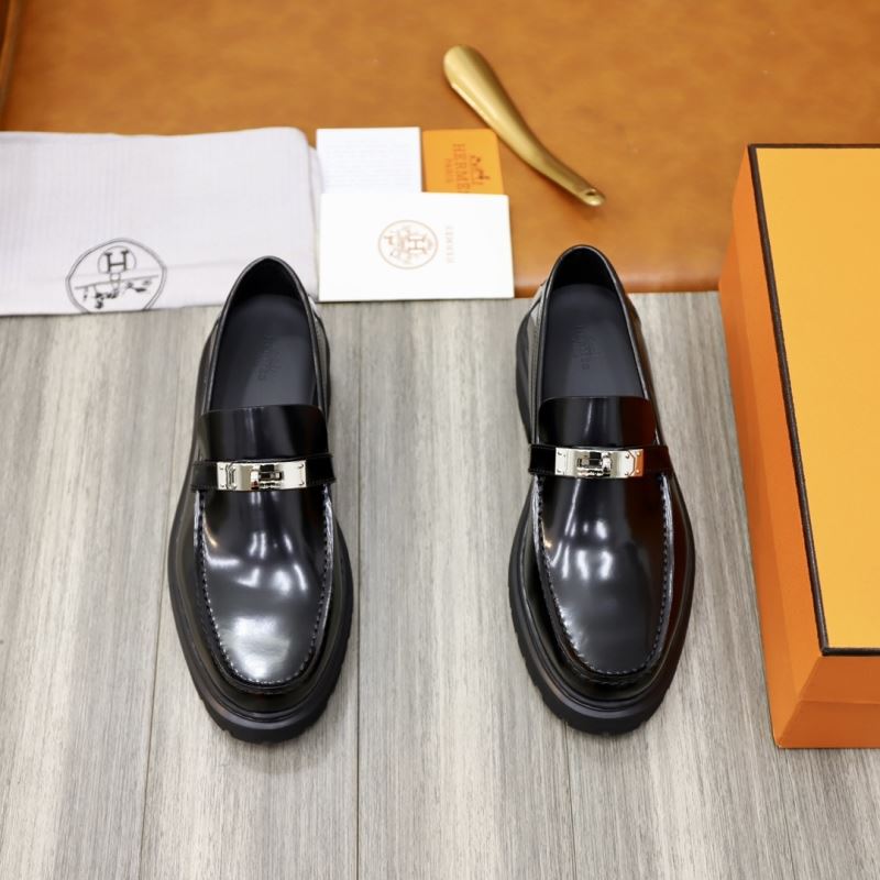 H**mes leather shoes